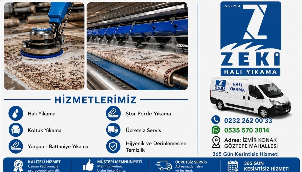 Konak Göztepe Mahallesi'nde Profesyonel Halı Yıkama Hizmeti